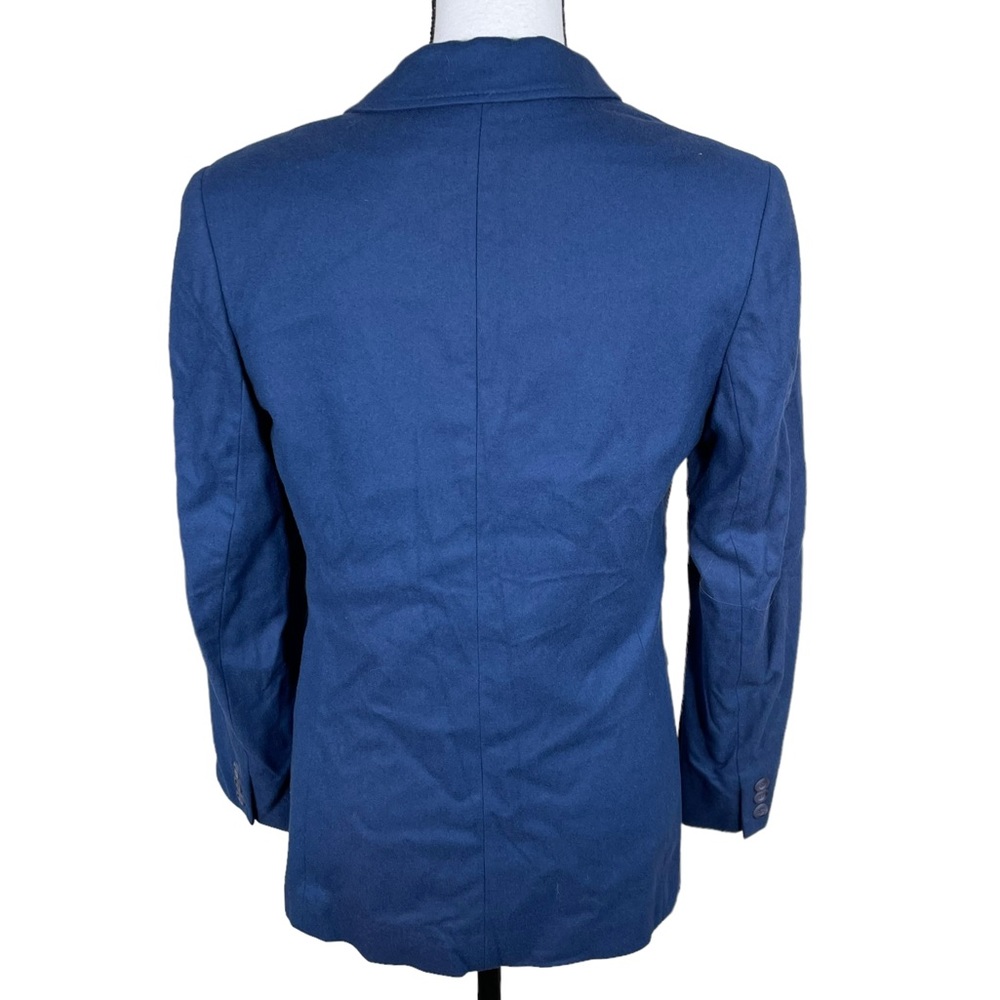 Pendleton Vintage Navy Wool One Button Blazer - image 2